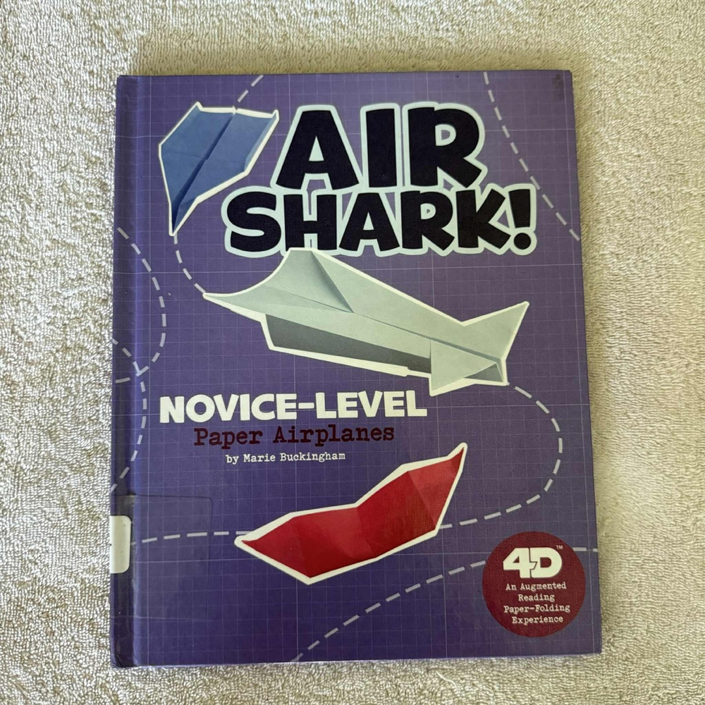Unisex Capstone Air Shark! Novice-Level Paper Airplanes Book